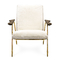 거실 Ingmar 라운지용 의자, Champagne 금 발을 가진 현대 가구 의자 협력 업체