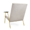 거실 Ingmar 라운지용 의자, Champagne 금 발을 가진 현대 가구 의자 협력 업체
