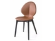 Tan 주문품 덮개를 씌운 가죽 의자, MrSmith 스튜디오 향미료 W 의자 협력 업체