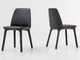 Mauro Lipparini가 디자인하는 의자를 식사하는 Bonaldo 플루트 가죽 섬유유리 협력 업체