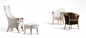 다 조밀도 Progetti 가죽 팔걸이 의자, 의자를 식사하는 단단한 나무 협력 업체