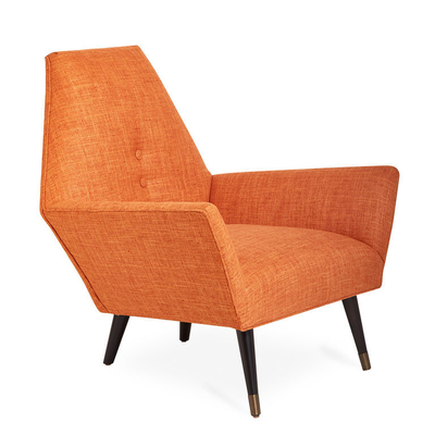 중국 금속 구조를 가진 커피 방을 위한 주황색 소렌토 섬유유리 라운지용 의자 협력 업체