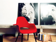 가죽 좌석 패드로 의자 유기 식사를 식사하는 Saarinen 행정상 섬유유리 협력 업체