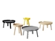 단단한 나무 테이블 간결한 디자인의 주위에 작은 옆 둥근 금속 커피용 탁자 Muuto 협력 업체