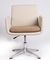 안전 품목 조정가능한 행정실 의자, 직물 백색 회전 의자 협력 업체