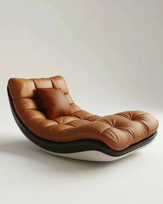 모던 레트로 싱글 레크리닝 체이스 라운지 소파 가구 집 사용 침실 연구용 협력 업체