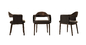 꾸미는 식당 주문을 받아서 만들어진 크기를 위한 Larzia 호화스러운 안락 의자 협력 업체